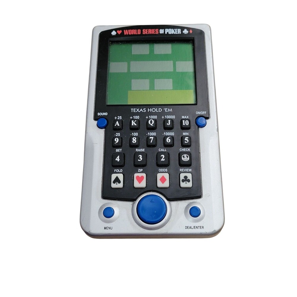 Excalibur Electronics World Series of Poker Texas Hold ‘Em Digital Handheld Game